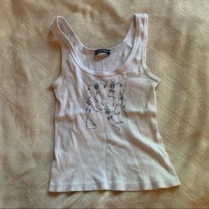 Skeleton Brandy Melville Tank Top